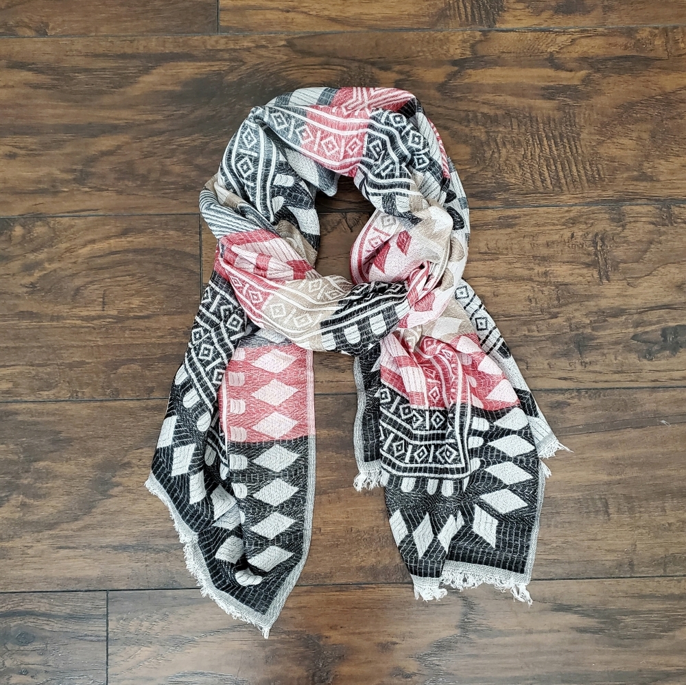 Tribal Print Scarf Shawl Wrap